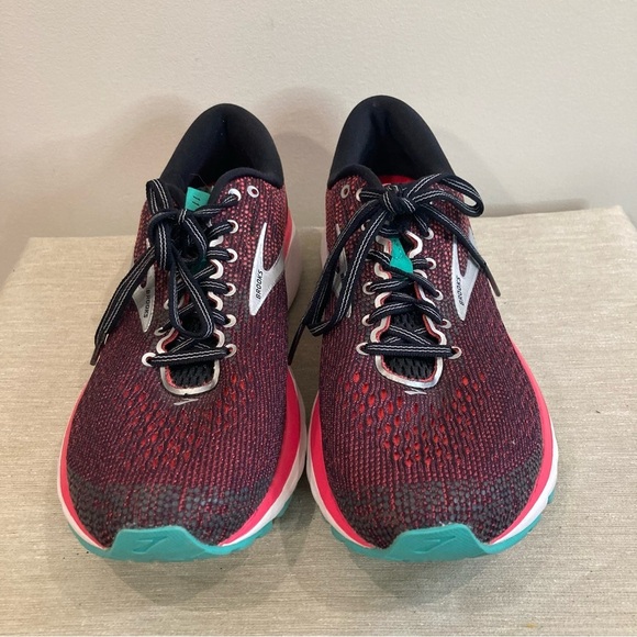 BROOKS Sz 10 Narrow 2A Ghost II DNA Cushion Neutral Lace Up Sneakers - Picture 2 of 14